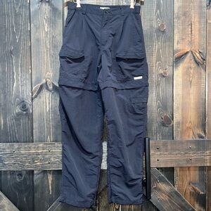 Royal Robbins Ski Pants 8 Snow Outdoor Utility Zip Off Shorts Black High‎ Rise